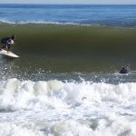 Ryan Simalchik eyeing up his wave...